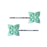 Small Flower - Hair Pin Set of 2 - Dahlia