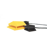 Citrus Side View 3 Element Geometric Necklace - Vertigo by Varily Jewelry