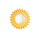 Flower Brooch - Dahlia Citrus Front