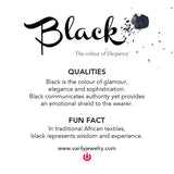 Black Color Card