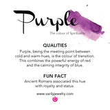 Purple Color Card
