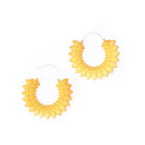Citrus Hoop Earrings - Dahlia Back