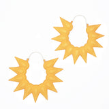 Hoops XL - Rainforest Citrus by Varily Jewelry