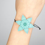 Flower Bracelet - Dahlia Aqua