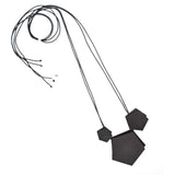 Black 3 Element Necklace - Vertigo by Varily Jewelry