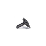 Black Cocktail Ring - Vertigo by Varily Jewelry Side View