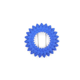 Flower Brooch - Dahlia Blue Front