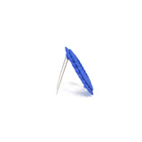 Flower Brooch - Dahlia Blue Side