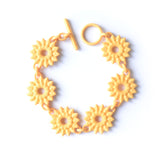 Citrus Flower Chain Bracelet - Dahlia by Varily Jewelry