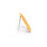 Flower Brooch - Dahlia Citrus Side