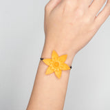 Flower Bracelet - Dahlia Citrus