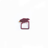 Citrus Fuchsia Plum Cocktail Ring Perforated - Vertigo Side View