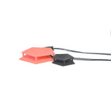 Coral Side View 3 Element Geometric Necklace - Vertigo by Varily Jewelry