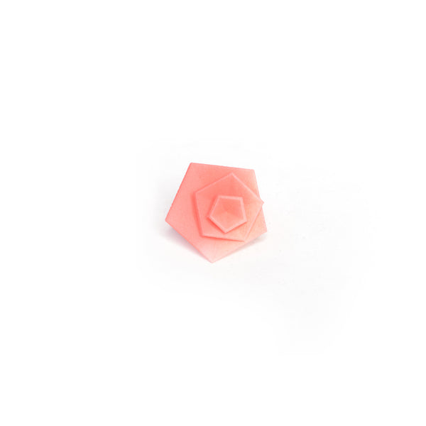 Coral Cocktail Ring - Vertigo by Varily Jewelry