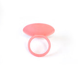 Coral Round Ring - Vertigo by Varily Jewelry Side View