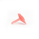 Coral Cocktail Ring - Vertigo by Varily Jewelry Side View