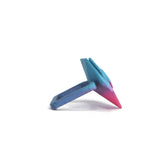 Fuchsia & Teal Cocktail Ring - Vertigo by Varily Jewelry Side View