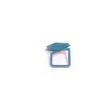 Fuchsia & Teal Cocktail Ring - Vertigo by Varily Jewelry Side View