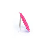 Flower Brooch - Dahlia Fuchsia Side
