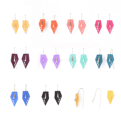 Geometric Drop Interchangeable Earrings by Varily Jewelry