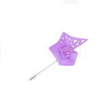 Lilac Pinwheel Brooch - Vertigo by Varily Jewelry