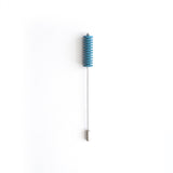 Dark Teal Geometric Simple Pin Brooch - Optical - by Varily Jewelry