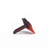 Plum & Tangerine Cocktail Ring - Vertigo by Varily Jewelry Side View