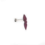 Plum Seed Stud Earrings - Rainforest Collection - Colorful Studs Side View