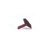 Plum tangerine Fuchsia Cocktail Ring Perforated - Vertigo Side View