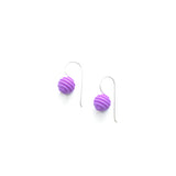 Lilac Sphere earrings - Optical by Varily Jewelry