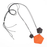 Tangerine 3 Element Necklace - Vertigo by Varily Jewelry
