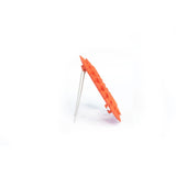 Flower Brooch - Dahlia Tangerine Side