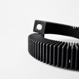 Optical - Square Profile Geometric Cuff Bracelet