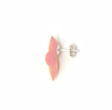 Coral Seed Stud Earrings - Rainforest Collection - Colorful Studs Side View