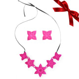 Dahlia Necklace & Earrings Set - Christmas Gift