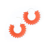 Tangerine Hoop Earrings - Dahlia Back
