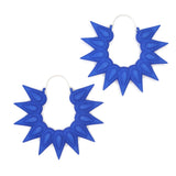 Hoops XL - Rainforest Blue by Varily Jewelry