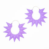Hoops XL - Rainforest Lilac by Varily Jewelry