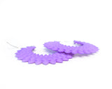 Lilac Hoop Earrings - Dahlia by Varily Jewelry