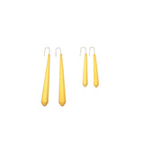 Citrus Long Pentagon Earrings XL and Long Pentagon Earrings- Vertigo