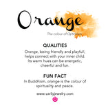 Orange Color Card