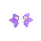 Lilac Seed Stud Earrings Back