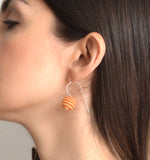 Citrus Sphere dangle earrings - Optical by Varily Jewelry