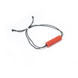 Tangerine Geometric Bead Bracelet - Optical