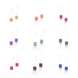 Cube Earrings - Optical by Varily Jewelry