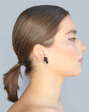 Black Seed Stud Earrings 
