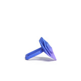 Blue & Lilac Cocktail Ring - Vertigo by Varily Jewelry Side View