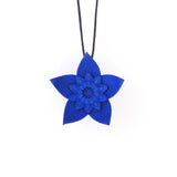 Blue Dahlia Pendant - Design Your Own Necklace