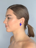 Blue Seed Stud Earrings 
