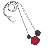 Burgundy 3 Element Necklace - Design Your Own Necklace